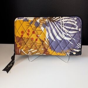 Vera Bradley Multicolor Quilted Long Zip Wallet